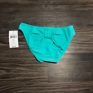 💥NWT Lauren James Bow Aqua Bikini Bottom
